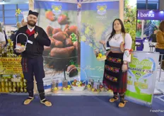 Michael Tasic and Nevena Kijajic proudly display their variety of fruit grown by the farmers’ cooperative Grocka in the Begaljica are about 15km away from Belgrade. They export grapes and peaches to some of the neighbouring countries.